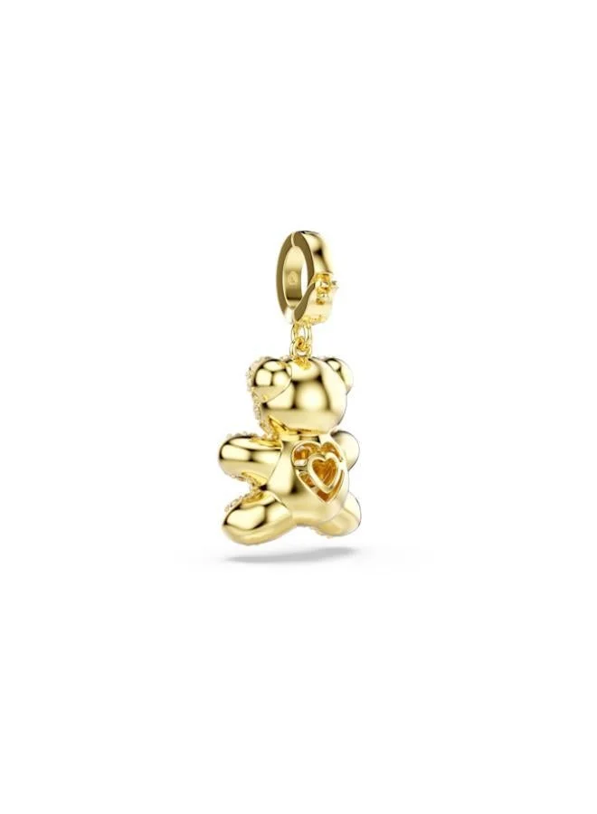 SWAROVSKI  Idyllia Gold Tone Plated Teddy Crystal Charm Bracelet for Women | Best Price UAE